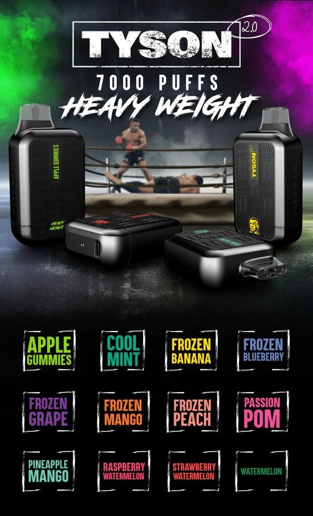 TYSON | HEAVYWEIGHT | 7000 PUFFS | 10 CT product image